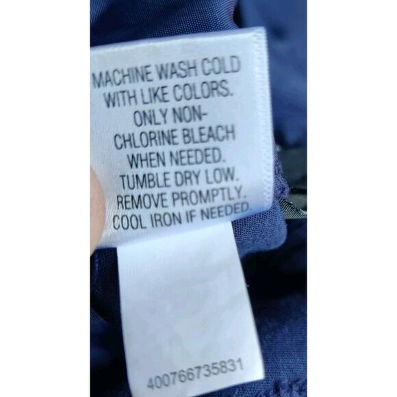 Dana Buchman Navy Blue Dress Pants Work Uniform Slacks Womens Sz 16 Straight Leg - Picture 6 of 10